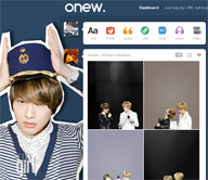 Onew tumblr dash theme (logo not included)