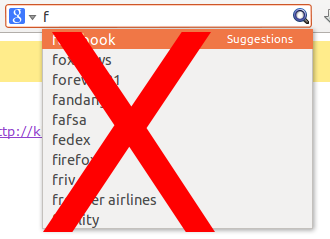 Autocomplete disable