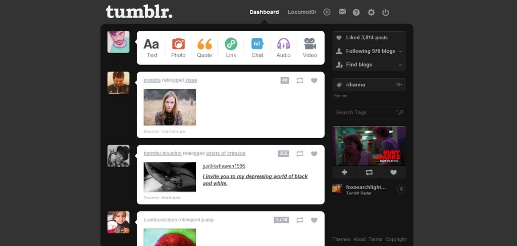 Tumblr Dark & Light