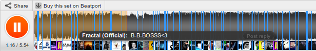 Unobtrusive SoundCloud comments