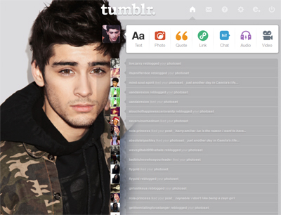 Zayn Malik Dashboard Theme {3}