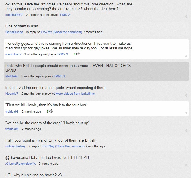 Highlight the best and worst comments on YouTube