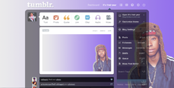 Ray Ray tumblr theme