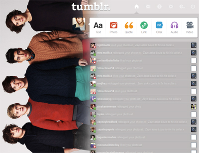 One Direction Dashboard Theme {3}