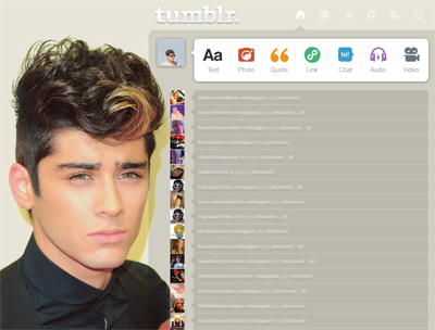 Zayn Malik Dashboard Theme {8}