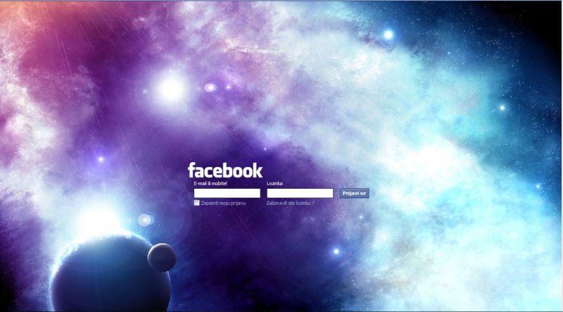 Minimalistic !!! FB login !!! GALAXY !!!