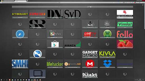 GlassFox - choose your personal NewTab