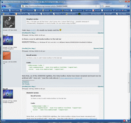 Blue Vista Theme for Firefox 3