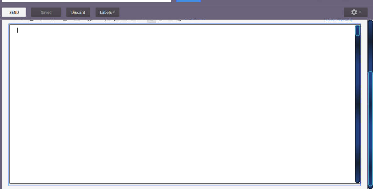 @GMail:  Larger Composing/Editing Area