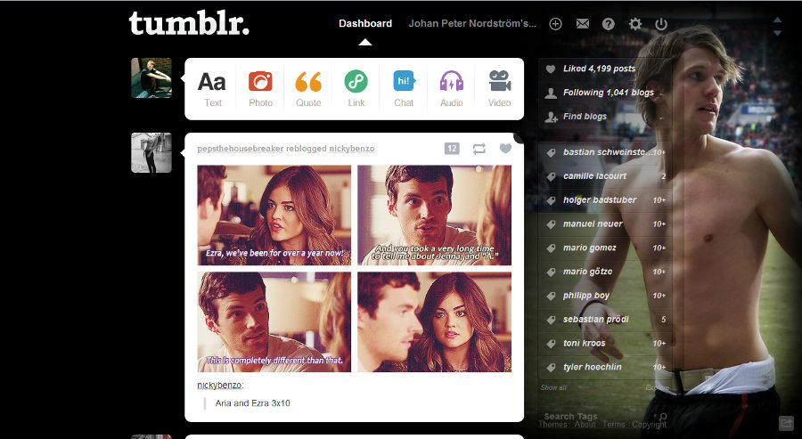 Tumblr - Peter Niemeyer (Shirtless - Black 05)