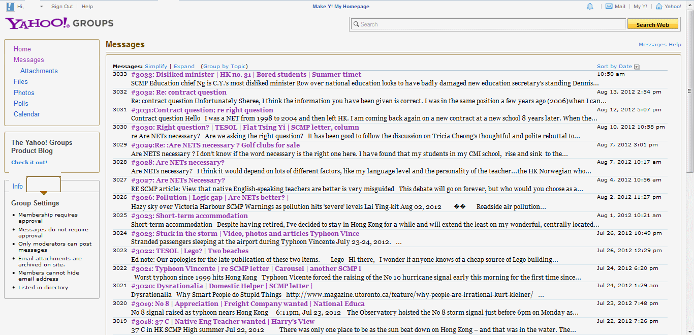 Yahoo Groups
