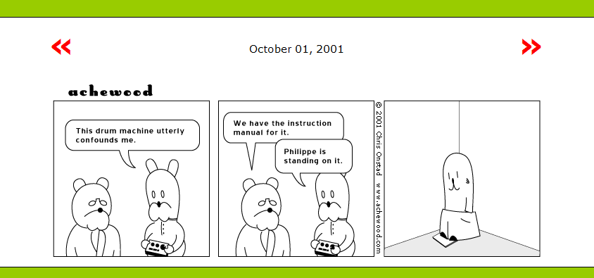 Achewood - Better navigation