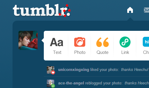 Tumblr logo Cassiopeia