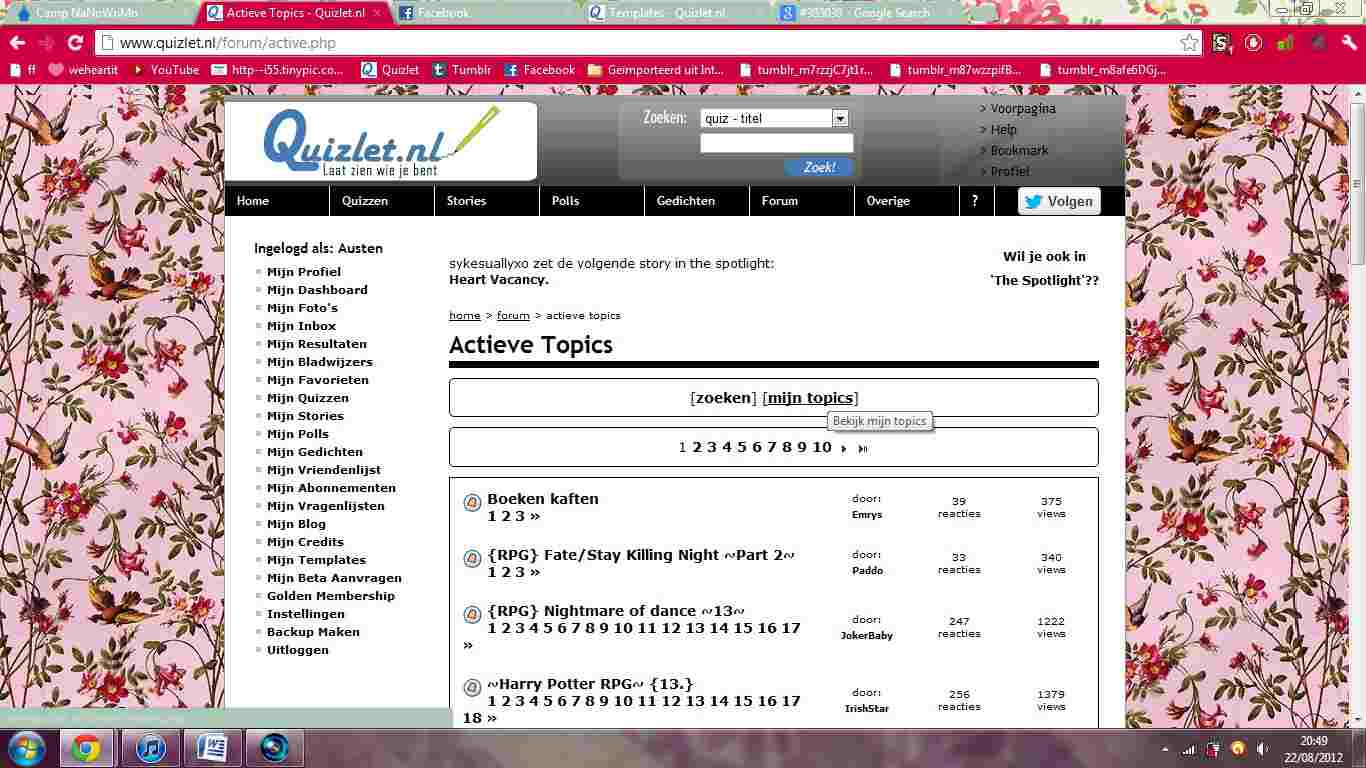 Flowers and birds - Quizlet.nl