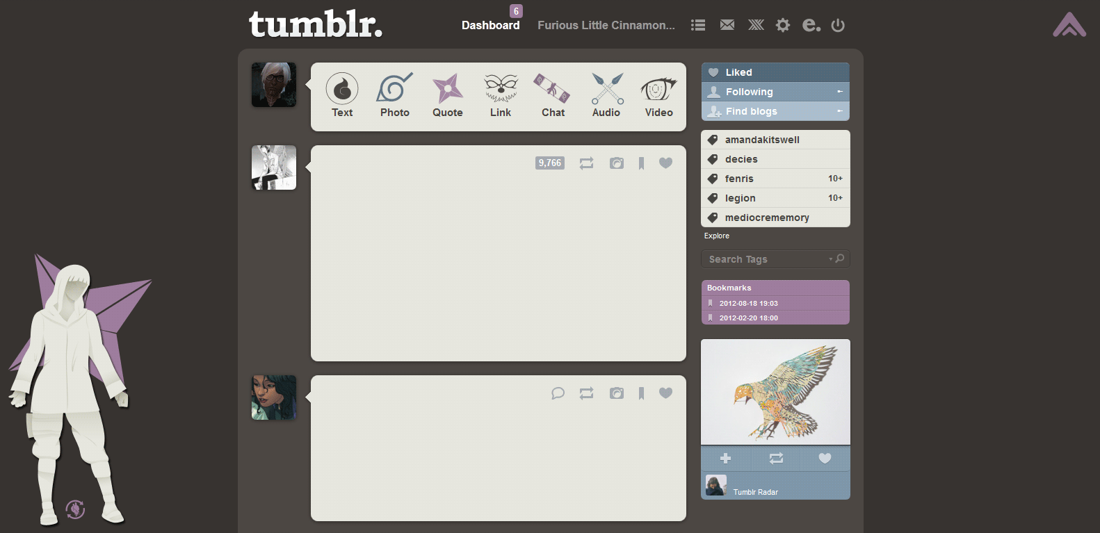Hinata Tumblr Theme