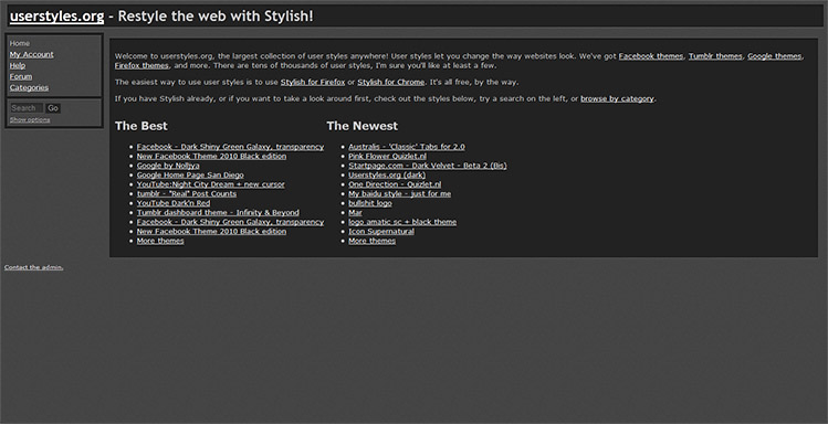 Userstyles.org (dark)