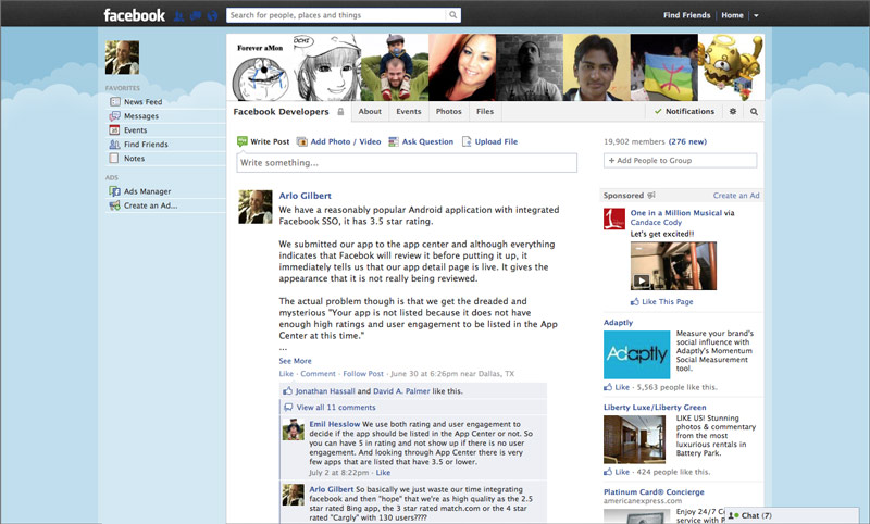 Facebook Twitter Style v.2.0