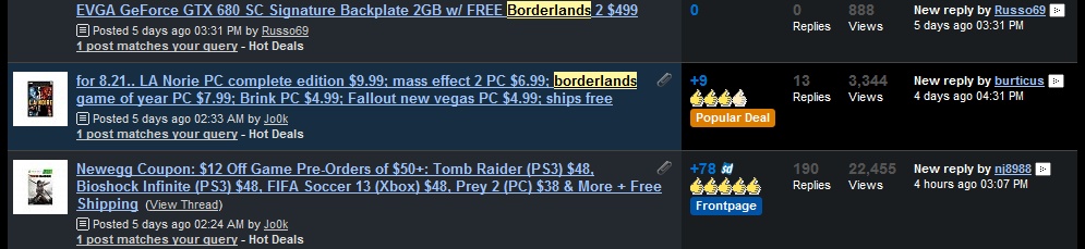 Slickdeals Midnight Theme Fixes