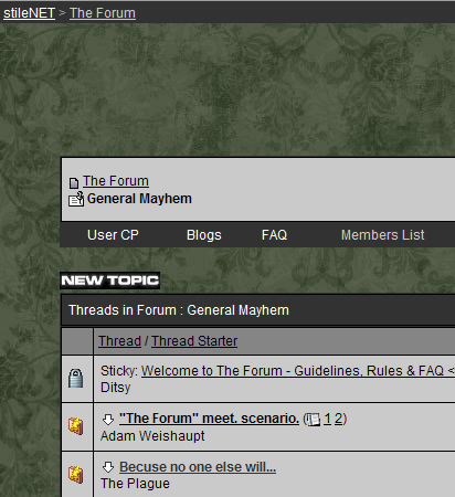 theforum.com - Green Pattern