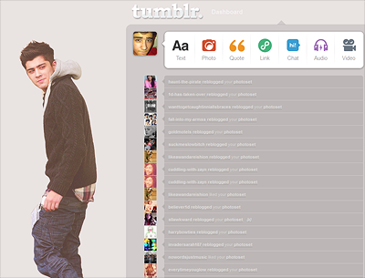 Zayn Malik Dashboard Theme {06}