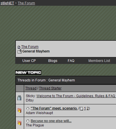 theforum.com - Green Stripes