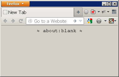 about:blank system colours + notice