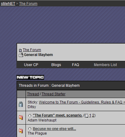 theforum.com - Blue Stripe