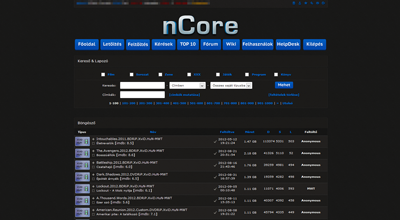 nCore - Black & Blue Theme