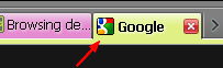 Google.com - favicon style 2012