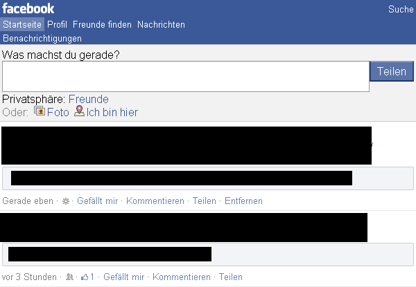 Mobile facebook - No sponsored stories