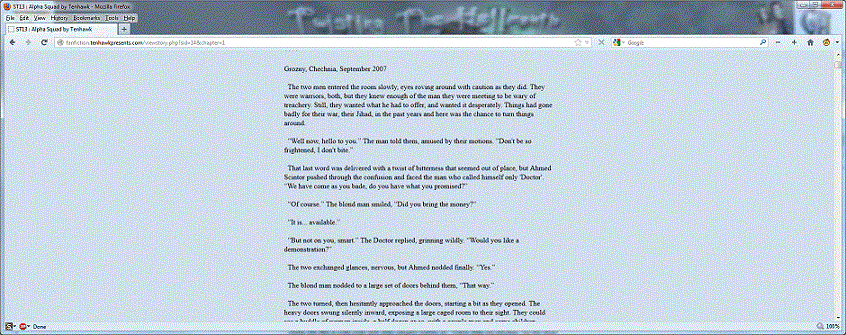 Set Story Width on Various Fanfiction Websites