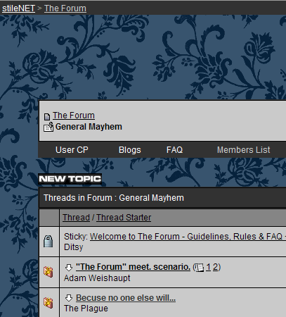 theforum.com - Dark Blue Pattern