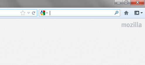 Hide Firefox's search box label on focus.