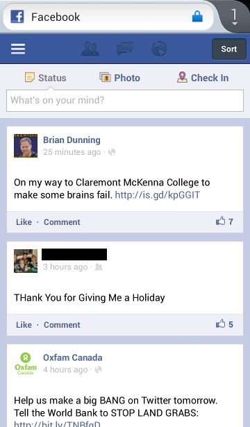 Mobile Facebook - remove People You May Know