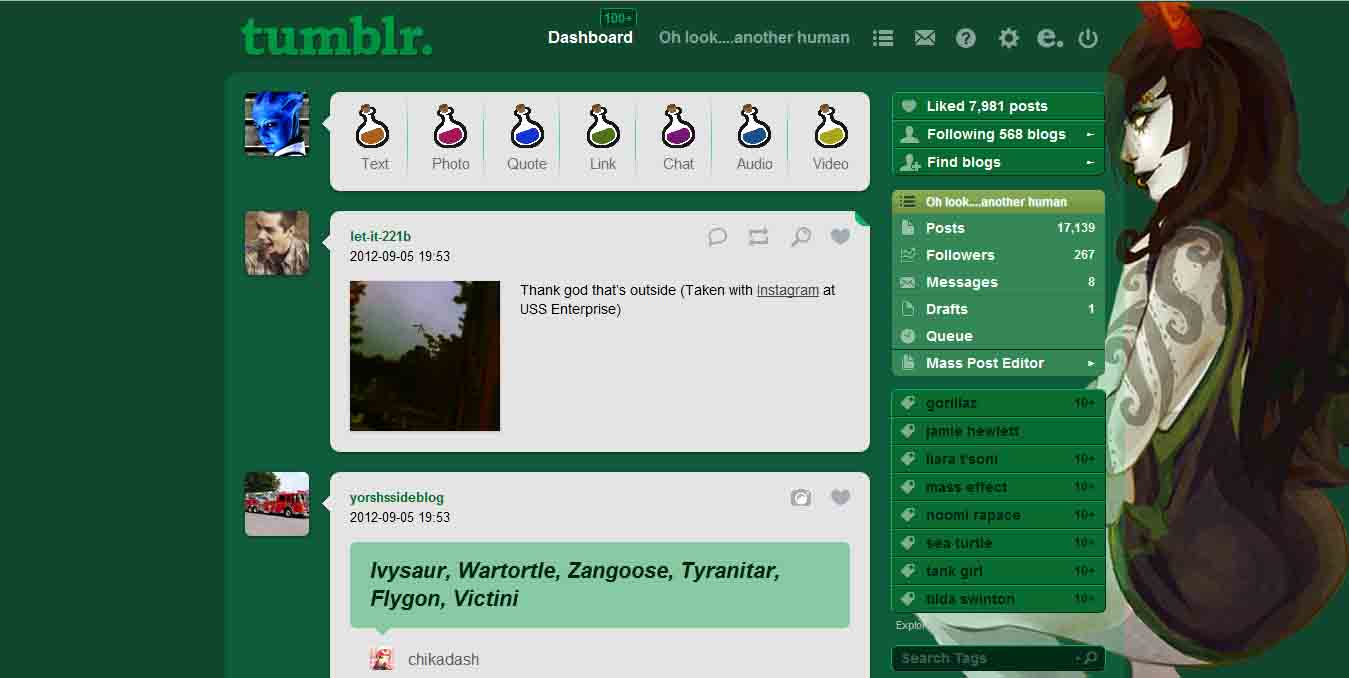 Porrim Tumblr Theme 5