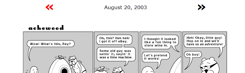 Achewood - Superior navigation
