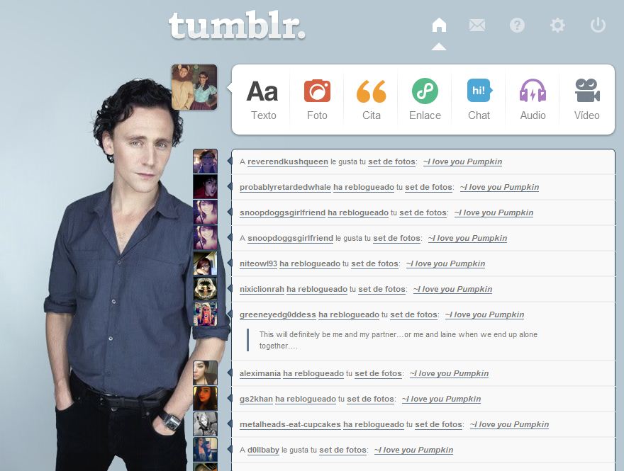 Tom Hiddleston - Blue