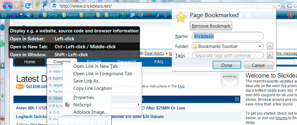 Len R's Transparent UI Popups