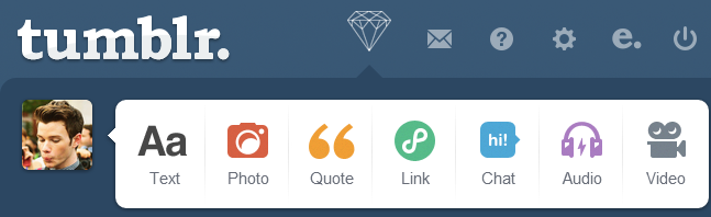 diamond - tumblr dashboard icon