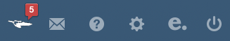 USS Enterprise tumblr home icon