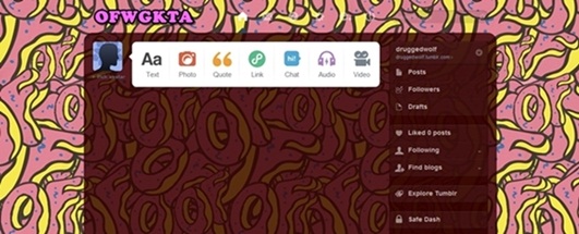 OFWGKTA Tumblr Dashboard Theme
