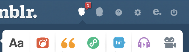 KLAINE SILHOUETTES TUMBLR DASHBOARD BUTTONS