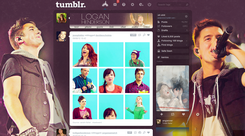 Logan Henderson - Big Time Rush - Tumblr Theme 2