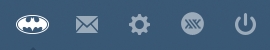 batman logo with outline home icon for tumblr