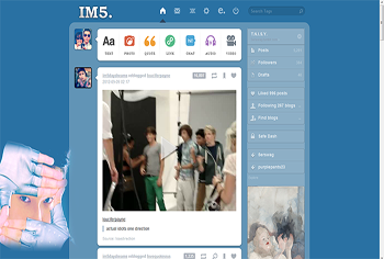 Will Jay ( IM5 ) Tumblr dashboard theme