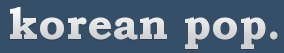 korean pop. tumblr logo