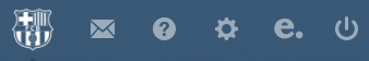 FC Barcelona Home Button for Tumblr