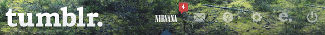 Nirvana Tumblr dasboard button