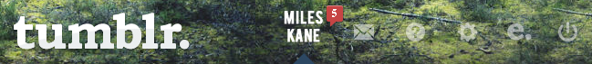 Miles Kane Tumblr dasboard button