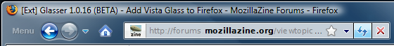 FF3+Glasser: Vista OS integration